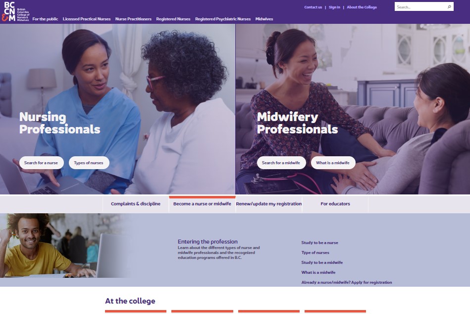 BC College of Nurses and Midwives Thumbnail